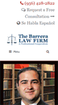 Mobile Screenshot of barrera-lawfirm.com